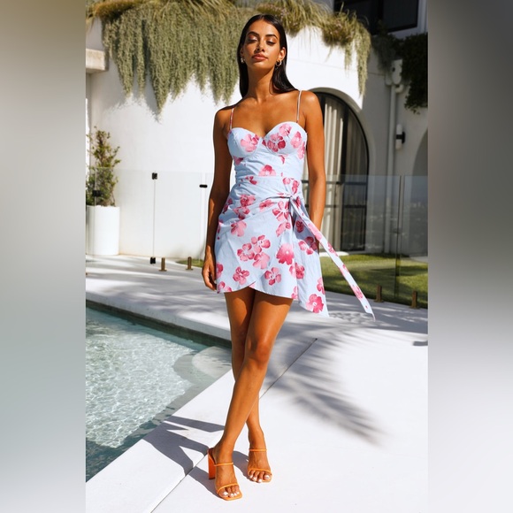 Hello Molly Clearest Skies Dress Blue - Picture 3 of 8